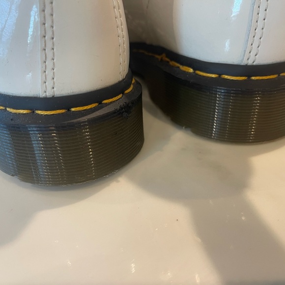 Dr martens white patent leather bicker boots - Picture 10 of 13